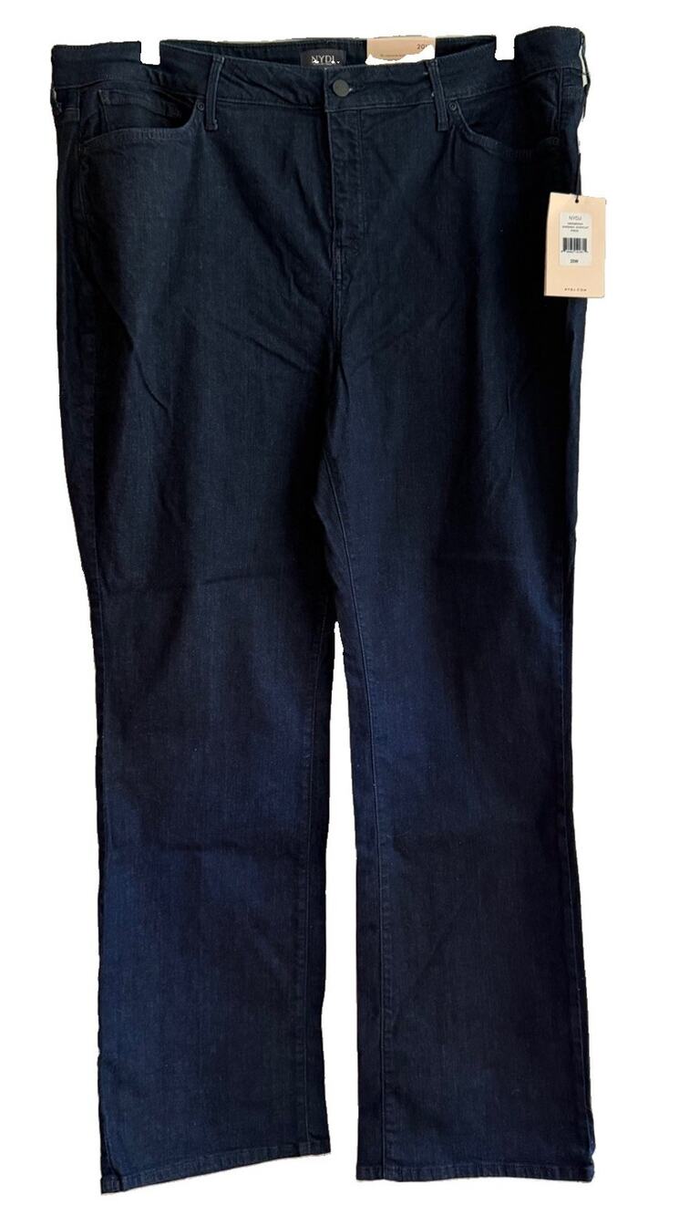 NYDJ Barbara Bootcut Jeans Women’s 20W Plus Size Lift Tuck Stretch Denim